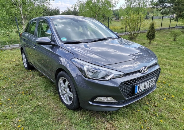 Hyundai i20 cena 42900 przebieg: 55000, rok produkcji 2016 z Sieraków małe 92